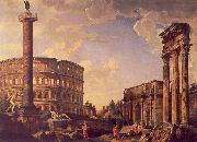 Giovanni Paolo Pannini Roman Capriccio oil painting artist